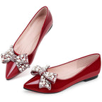 Sisu Couture's Leather Flats Comfort Slip On Ballet Flats Shoes - image 18