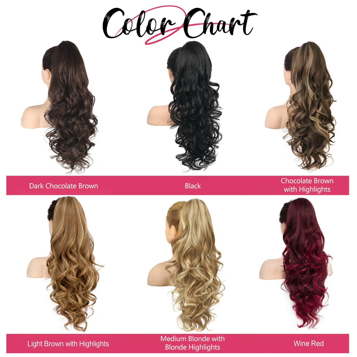 Sisu Couture's 24''long Wavy Ponytail Extension - image 16