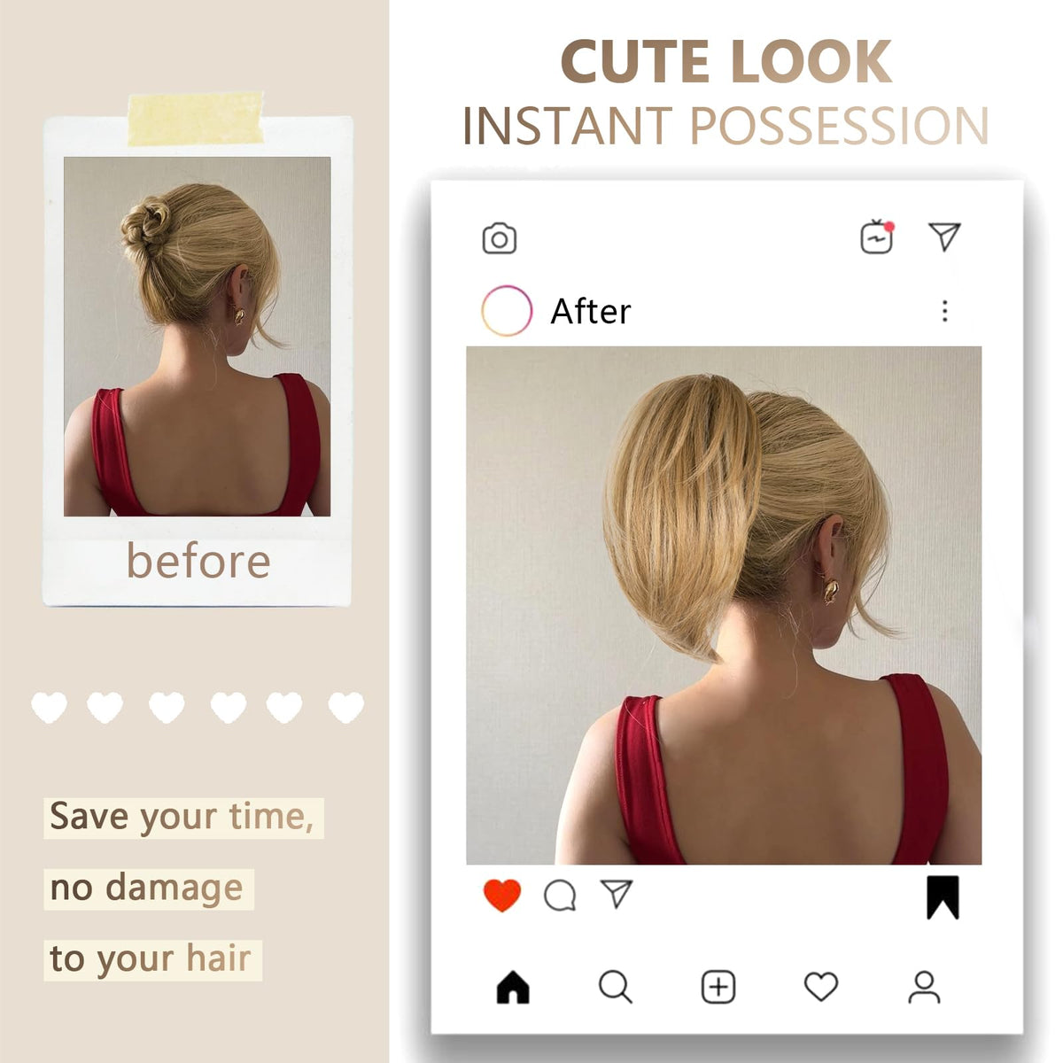 Sisu Couture's Zqian Beauty Clip on Ponytails - image 14