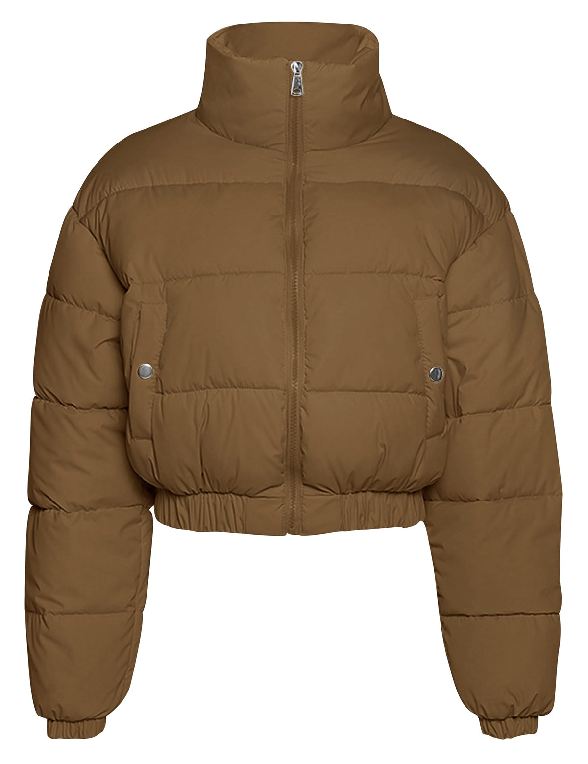 Sisu Couture's Flygo Cropped Puffer Jacket Winter Zip Up Padded Short - image 24