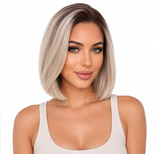 Sisu Couture's Synthetic Lace Front Bob Wig - image 1