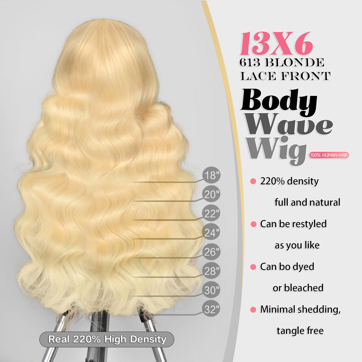 Sisu Couture's Alimubi 613 13x6 Lace Front Wig Human Hair 200 - image 3
