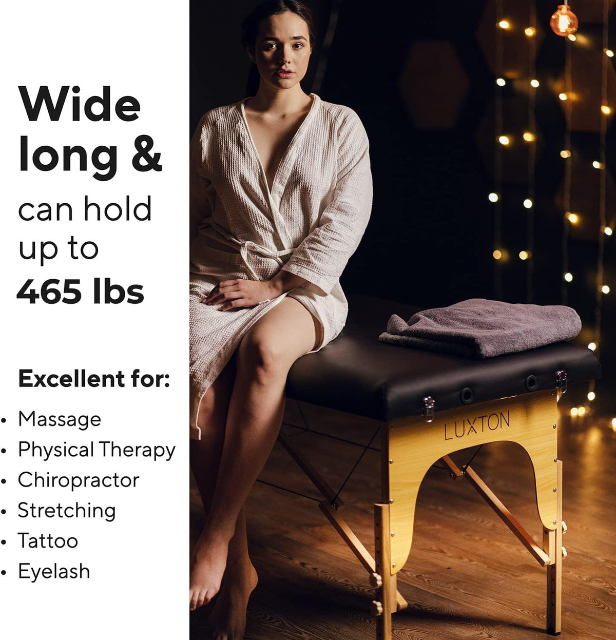 Sisu Couture's Premium Foam Massage Table Portable Foldable Massage Bed Height - image 18