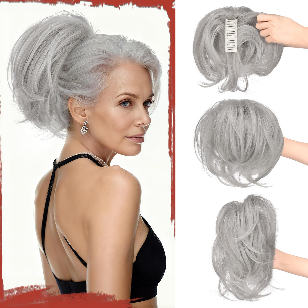 Sisu Couture's Sofeiyan Claw Clip Short Ponytail Extension Diy Bendable Wires - image 1