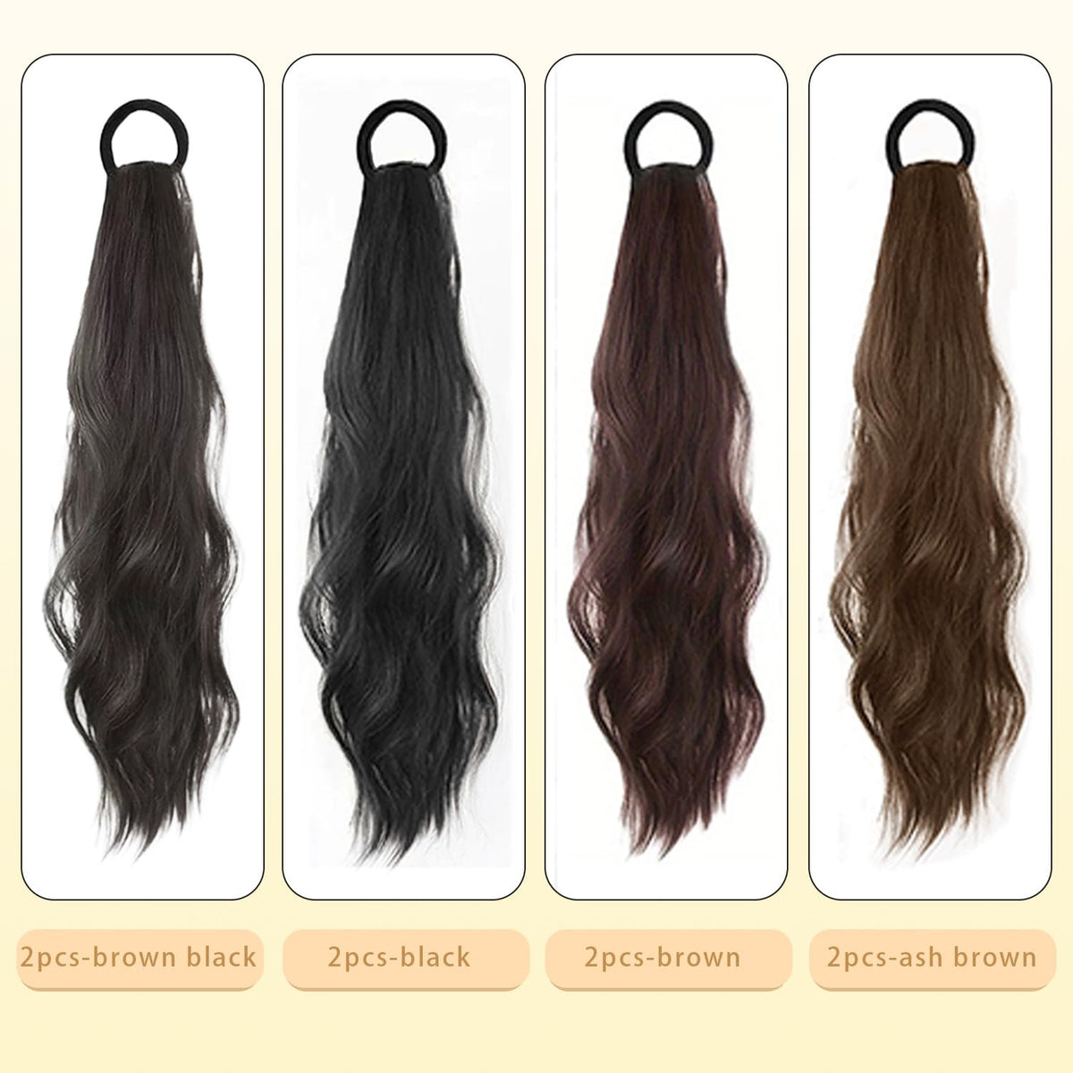 Sisu Couture's 2pcs Curly Ponytail Extension With Hair Tie 17 Inch - image 19