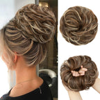 Sisu Couture's Cjl Hair Large Messy Bun Hair Piece Wavy Curly - image 20