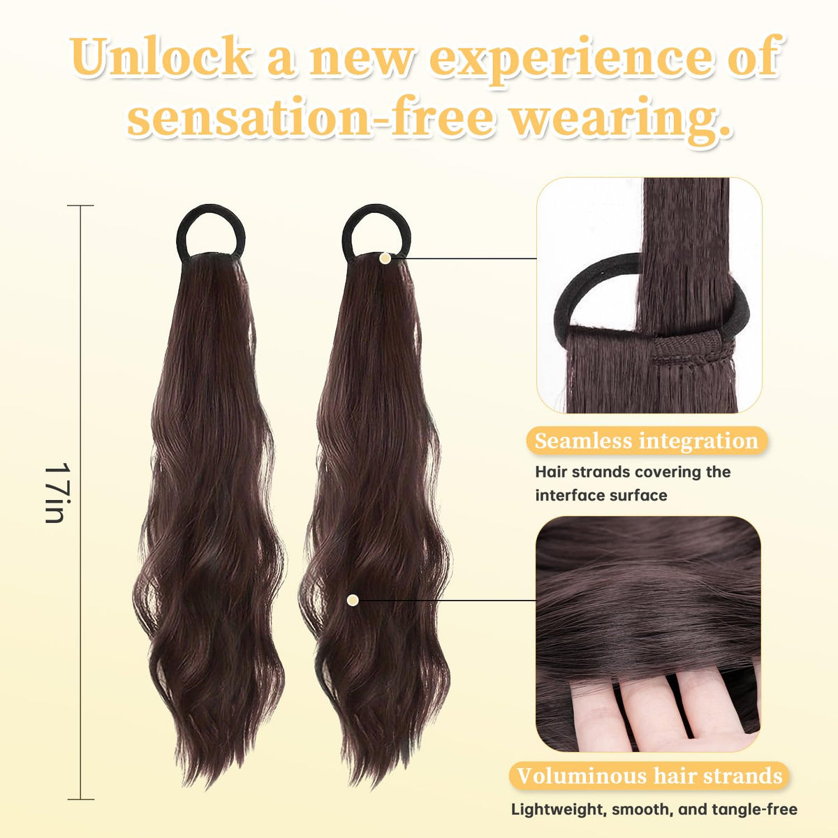 Sisu Couture's 2pcs Curly Ponytail Extension With Hair Tie 17 Inch - image 14