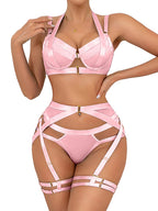 Sisu Couture's Lilosy Sexy Lingerie Set 3 Piece Outfit Bra Panty - image 15