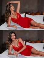 Sisu Couture's Avidlove Lingerie Sexy Nightwear Spaghetti Strap Nightgown Babydoll - image 16