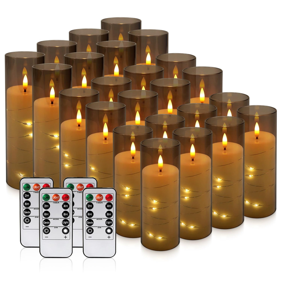 Sisu Couture's Yoroxrg Set of 24 Waterproof Outdoor Flameless Candles - image 22