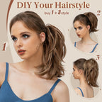 Sisu Couture's Cjl Hair Claw Clip Short Ponytail Hair Extensions Diy - image 18