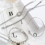 Sisu Couture's 17if 4 Pcs Dainty Gold Silver Bracelets Set - image 14