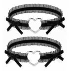 Sisu Couture's 2 Pcs Adjustable Heart Lace Thigh Garter - image 1