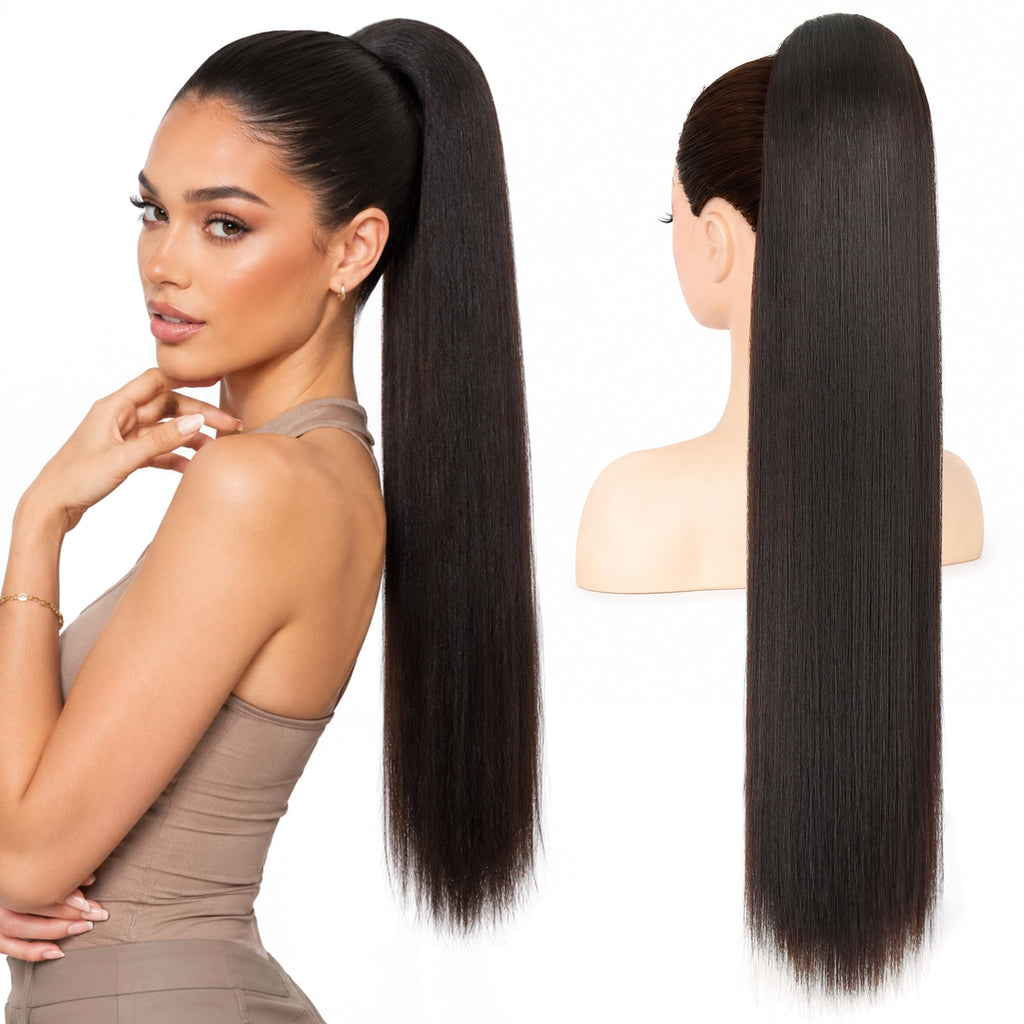 Sisu Couture's 26 Inch Black Ponytail Extension - image 21