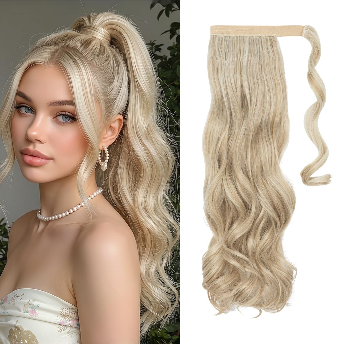 Sisu Couture's Cjl Hair 18" Long Ponytail Hair Extension Wrap Around - image 22