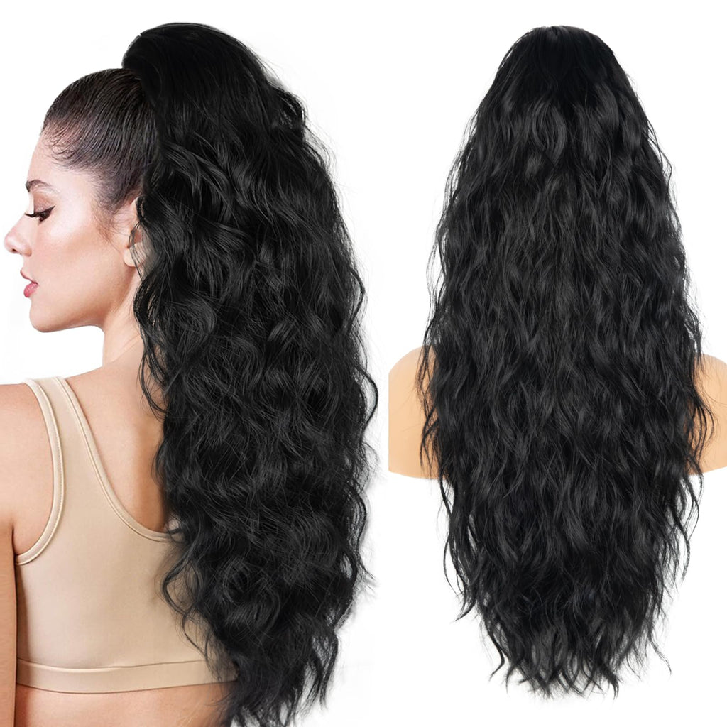 Sisu Couture's 26 Inch Black Ponytail Extension - image 15