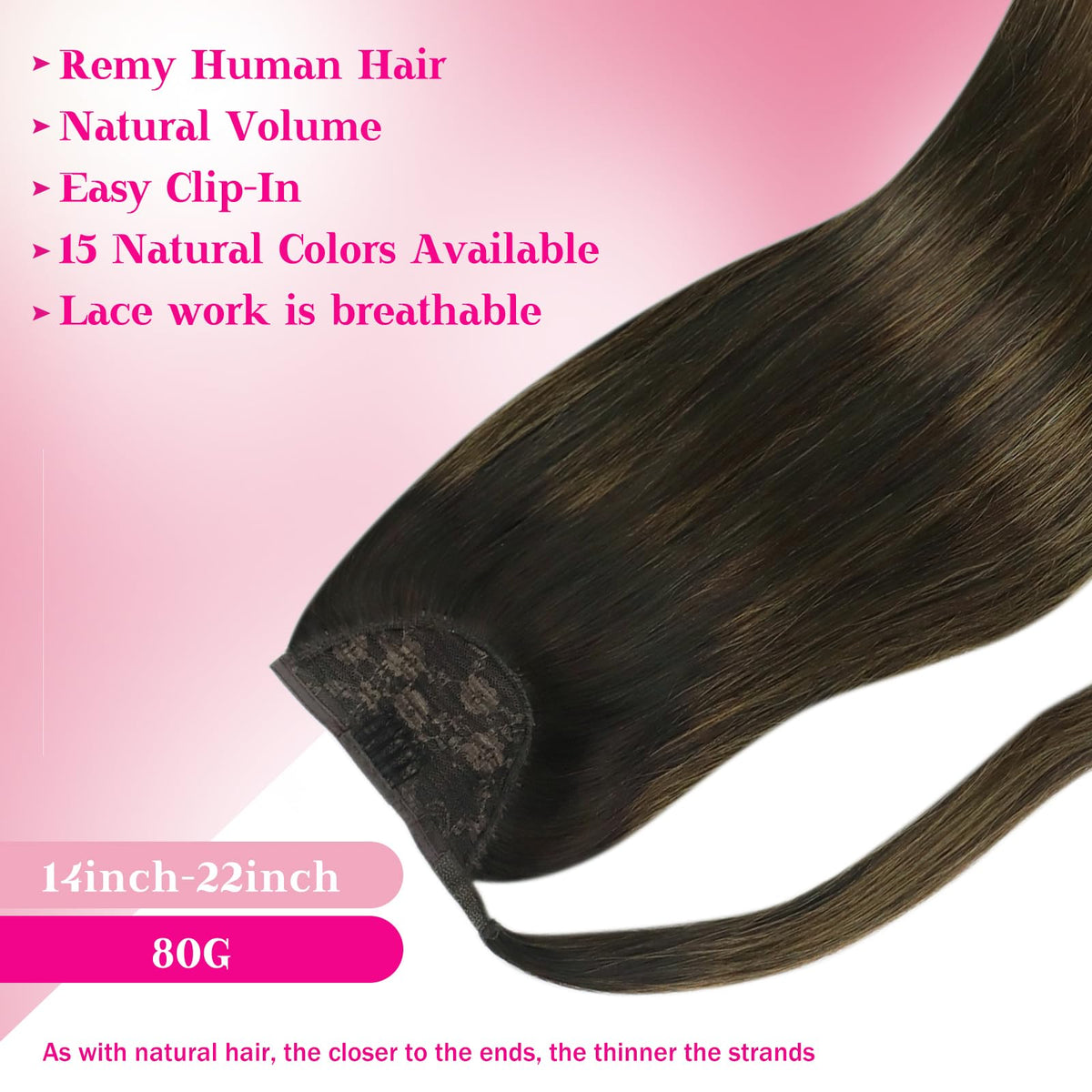 Sisu Couture's Ve Sunny Ponytail Hair Extensions Real Human Hair 80g - image 15
