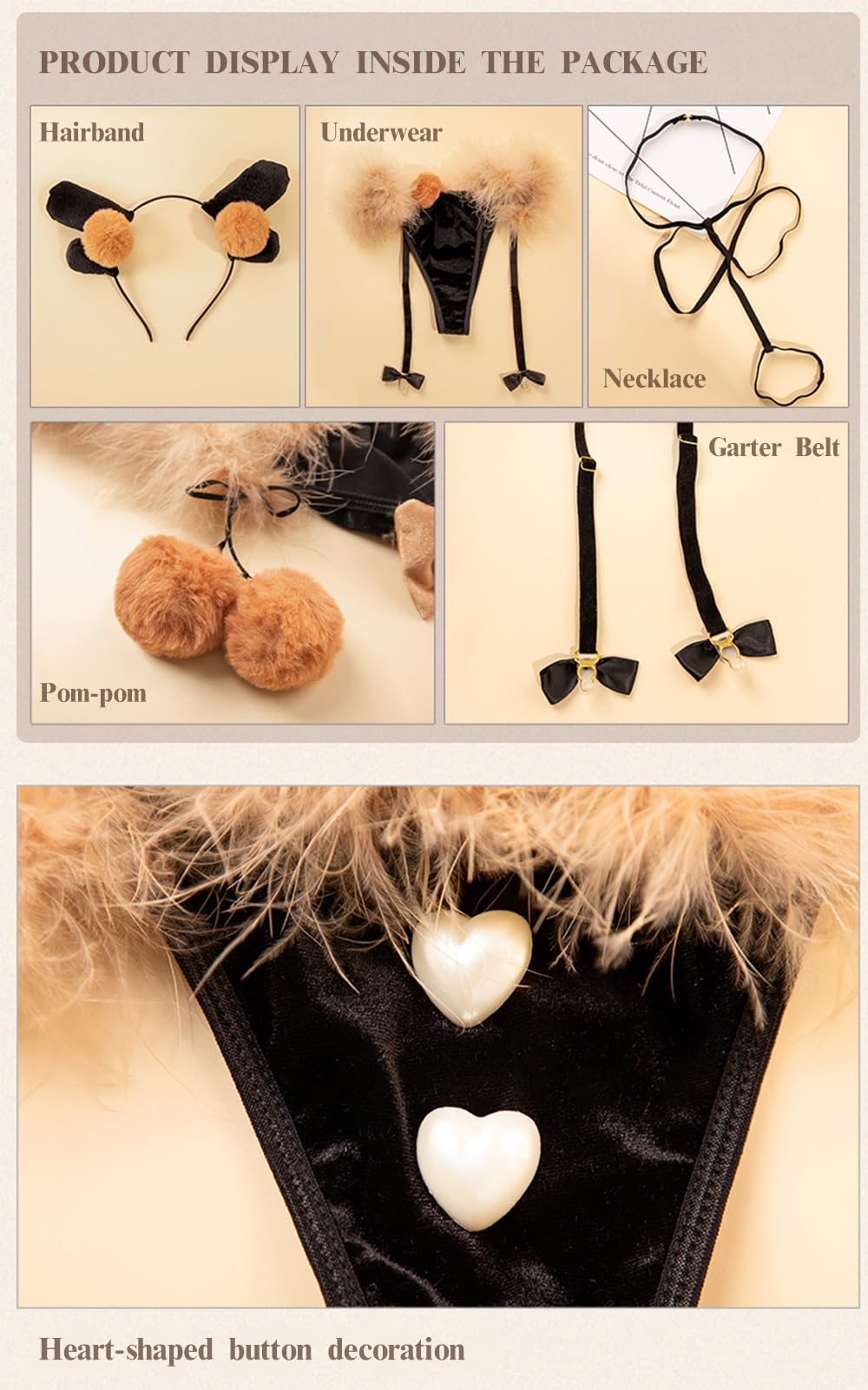 Sisu Couture's Sexy Cosplay Lingerie Babydoll Lingerie Dress Fit S - image 17