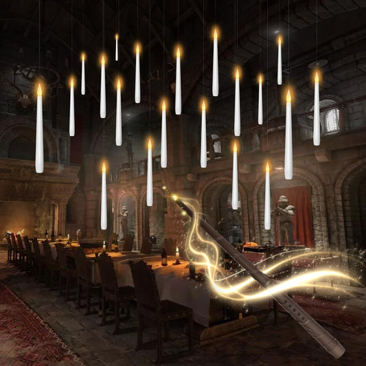 Sisu Couture's Kakoya Flameless Floating Candles With Wand，20 Pcs Magic Led - image 1
