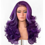 Sisu Couture's Black Glueless Feather Layered Wig With Bangs 13x6 HD - image 19