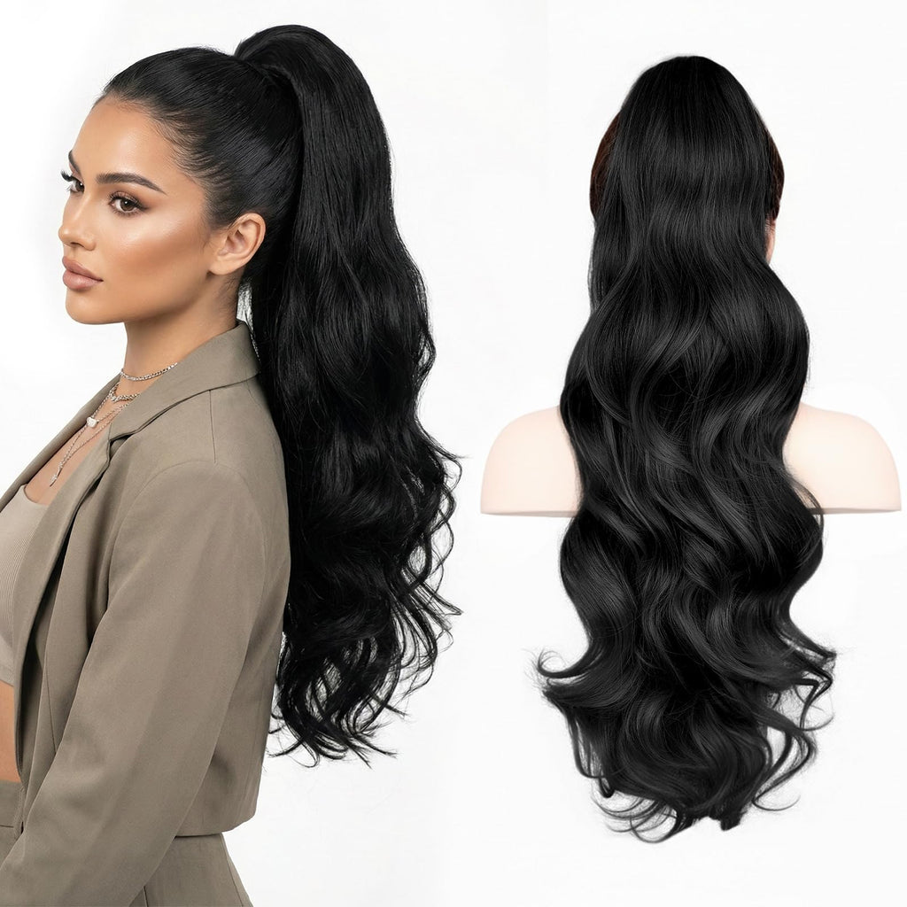 Sisu Couture's 18" Pony Tails Hair Extensions Clip In Ponytail Hair - image 22