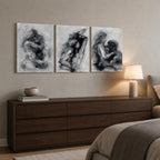 Sisu Couture's 3 Pieces Black And White Sexy Wall Art Sexy - image 15