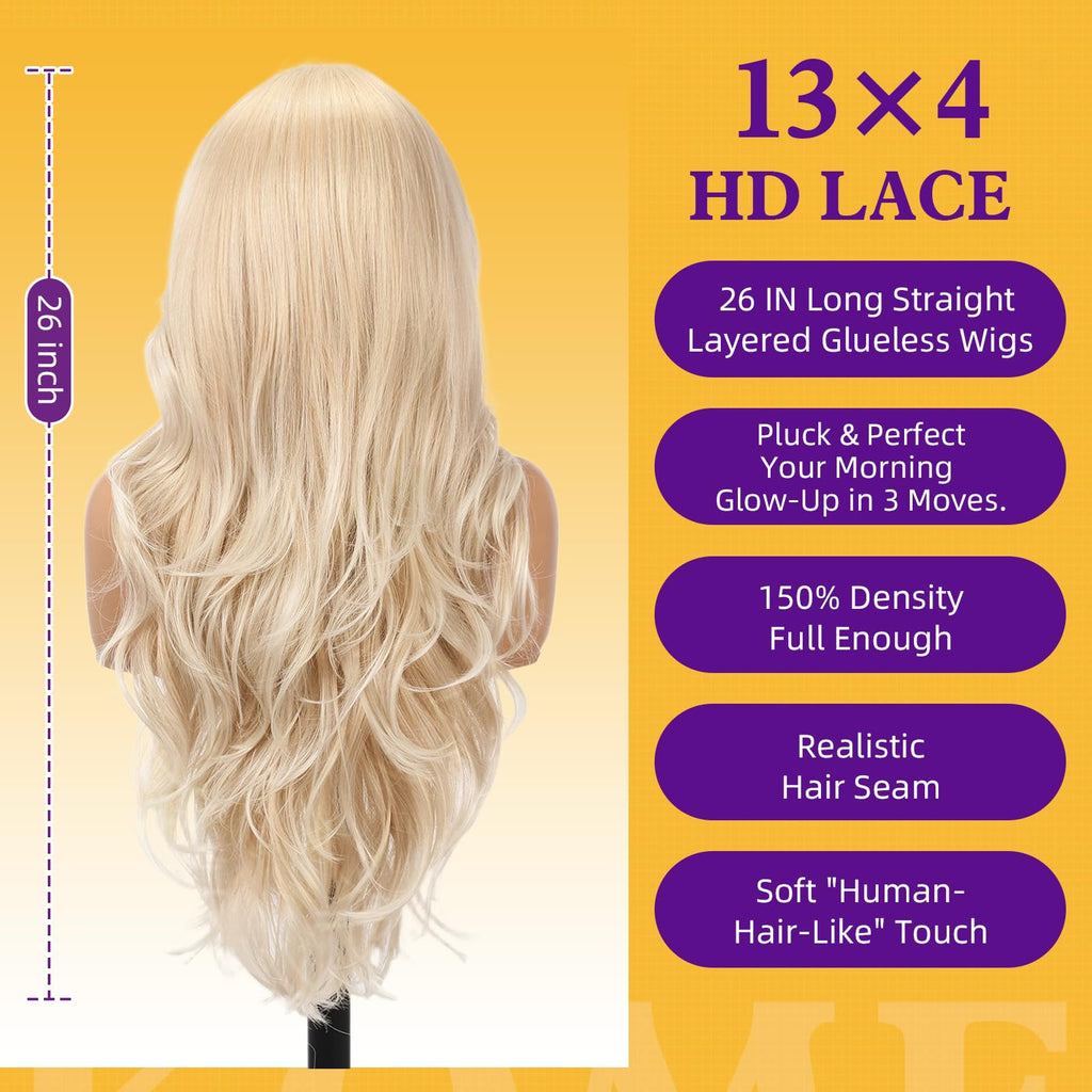Sisu Couture's Kome Lumi Blonde Layered 13x4 Synthetic Lace Front Wig - image 15