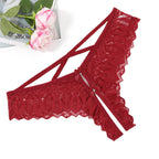 Sisu Couture's Avidlove Lace Panties Criss Cross String Briefs Cheeky Underwear - image 24