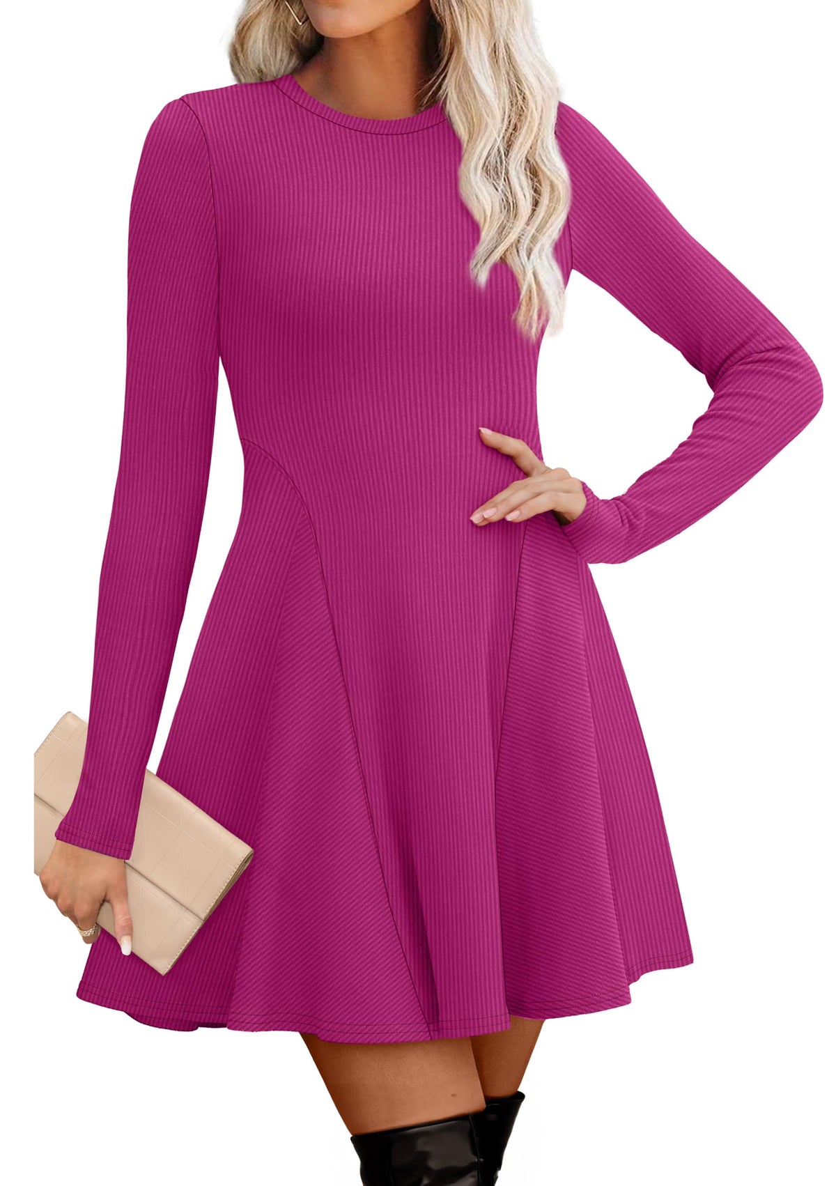 Sisu Couture's Ofeefan Sweater Dress Fall 2026 Long Sleeve Crew Neck - image 19