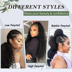 Sisu Couture's Alebery 27 Inch Drawstring Ponytail Extension For Black Deep - image 19