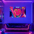 Sisu Couture's Qghot Anime Girl Blacklight Sex Art Wall Hanging Tapestries - image 22