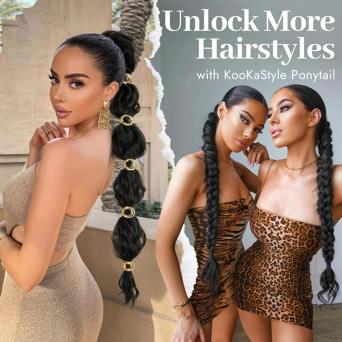 Sisu Couture's Long Curly Drawstring Ponytail Hair Extension - image 17