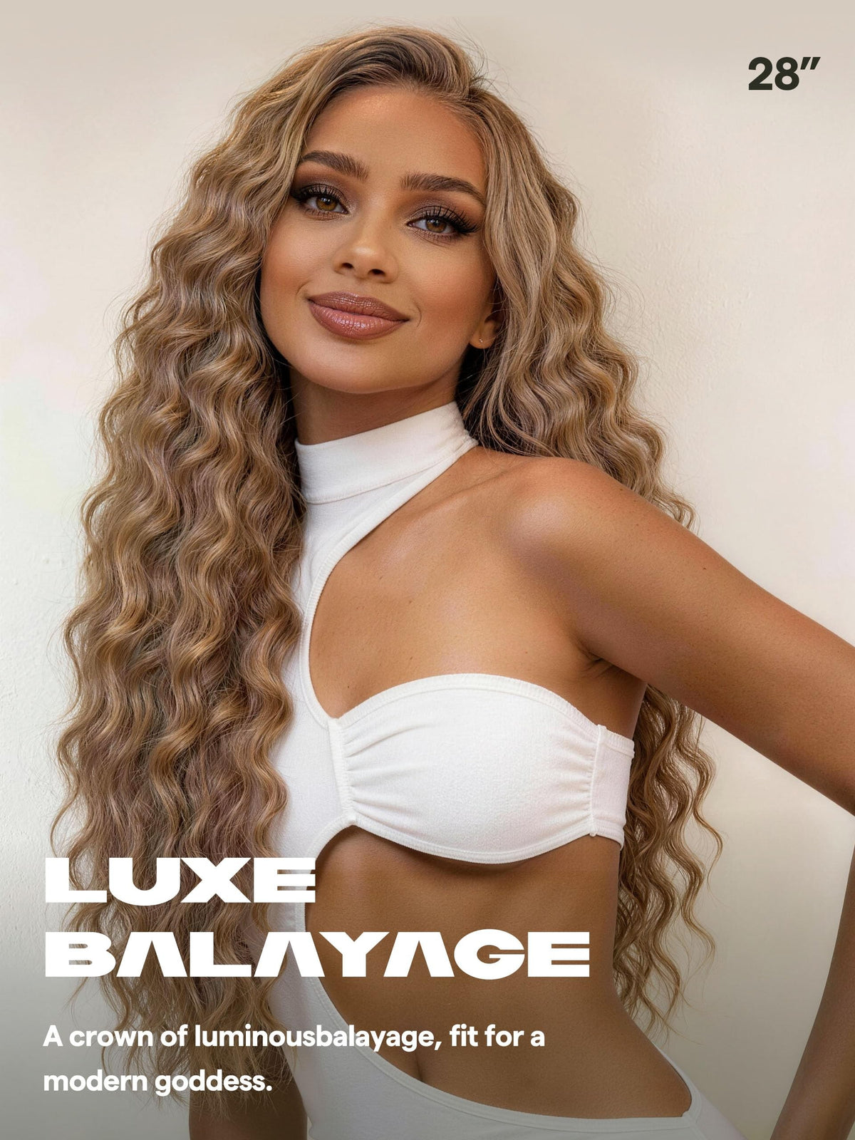 Sisu Couture's Gorgius Water Wave Lace Front Boho Wig Fiber Blend - image 3