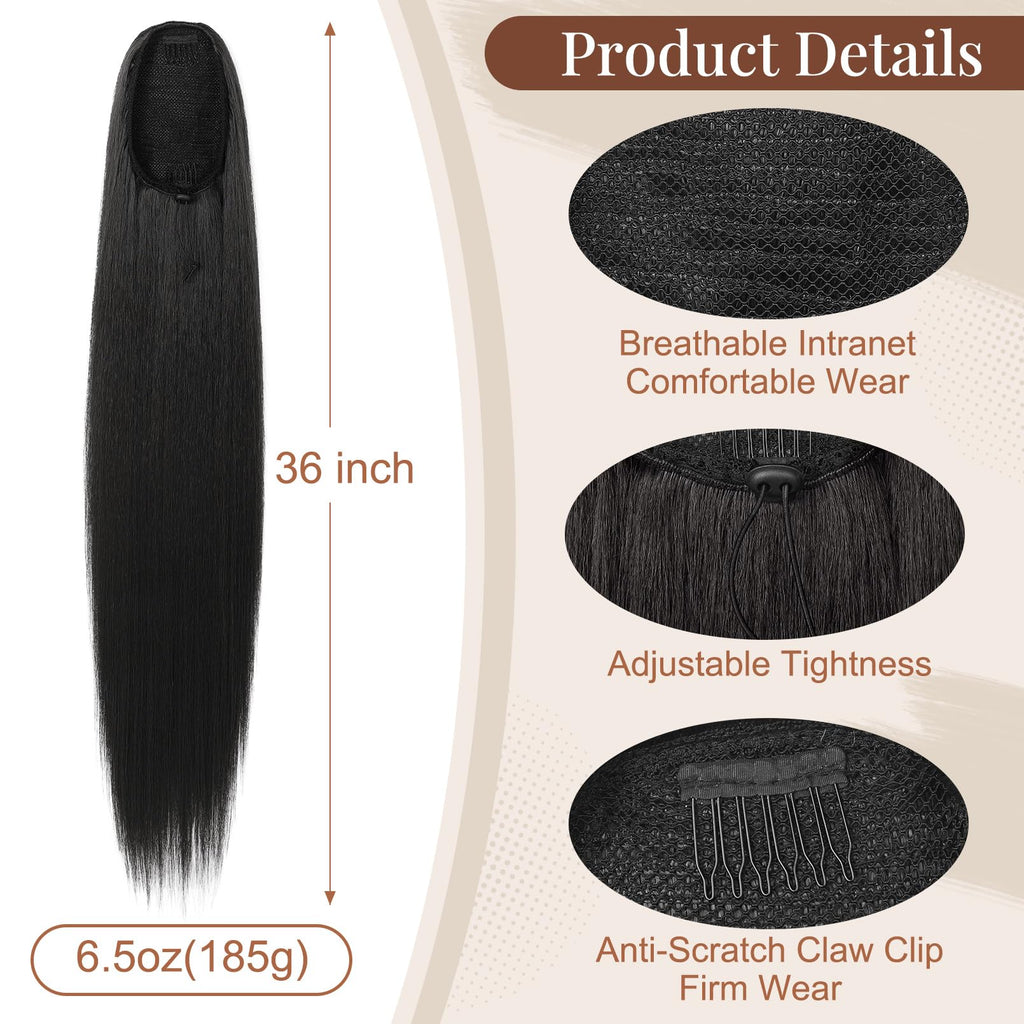 Sisu Couture's Flufymooz Ponytail Extension - image 15