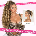 Sisu Couture's 20 Inch Long Wavy Claw Clip Ponytail Extension - image 15