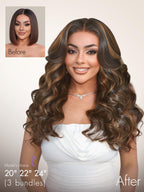 Sisu Couture's Luvme Highlight Body Wave Human Hair Bundles 18 20 - image 15