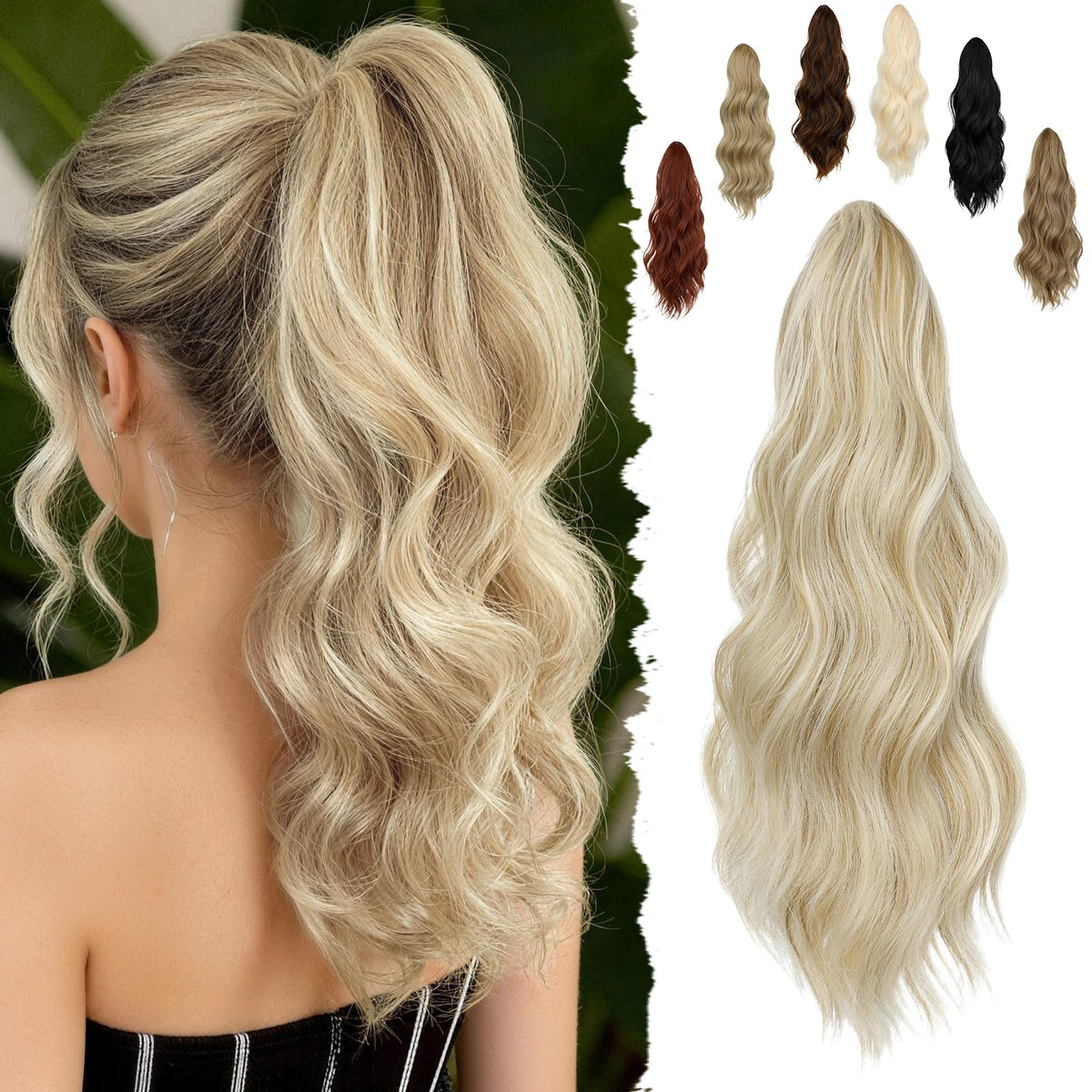 Sisu Couture's Felendy Ponytail Extension 16" Claw Clip in Ponytails Hair - image 1