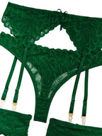Sisu Couture's Lilosy Sexy Lingerie Outfit Set 3 Piece With Garter - image 19