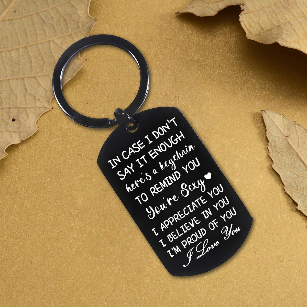 Sisu Couture's Waeceip Anniversary Keychain I Love You Gifts For Him - image 6