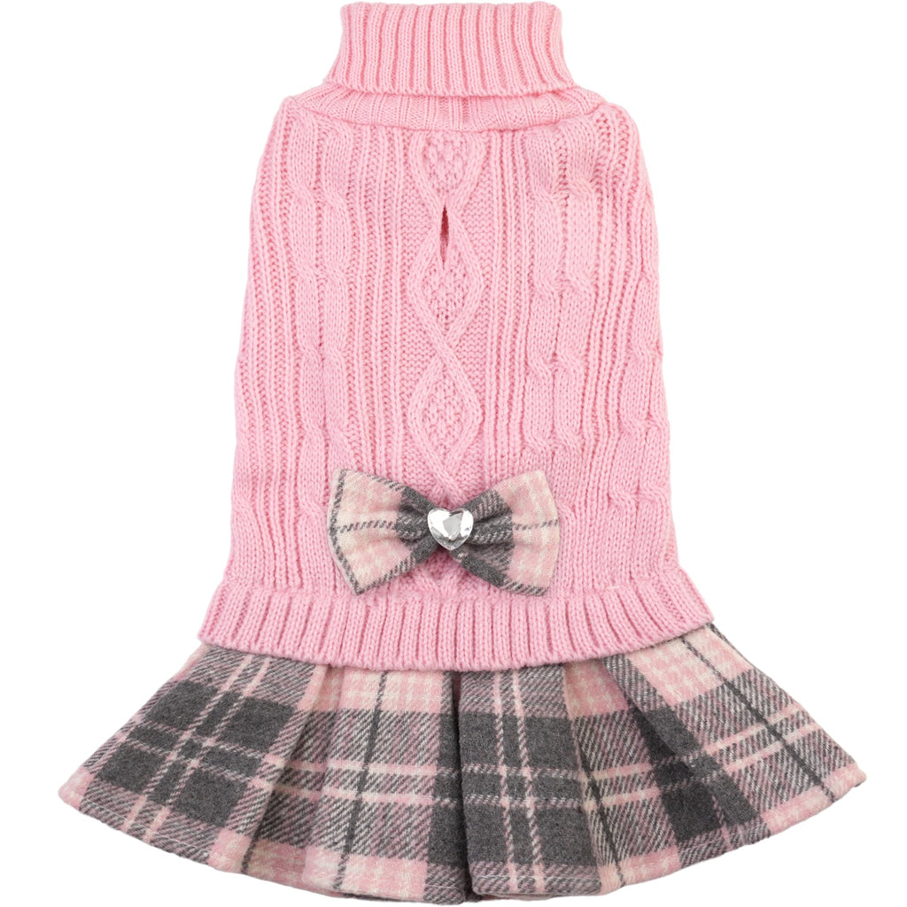 Sisu Couture's Elegant Bowtie Turtleneck Sweater Dress for Small Dogs - image 9