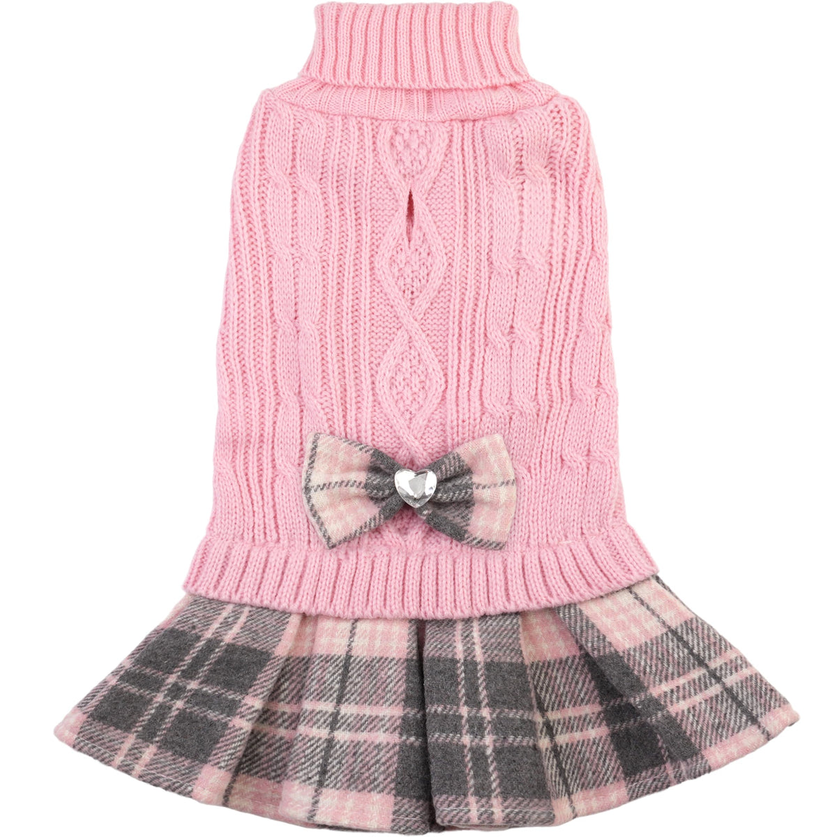 Sisu Couture's Elegant Bowtie Turtleneck Sweater Dress for Small Dogs - image 9