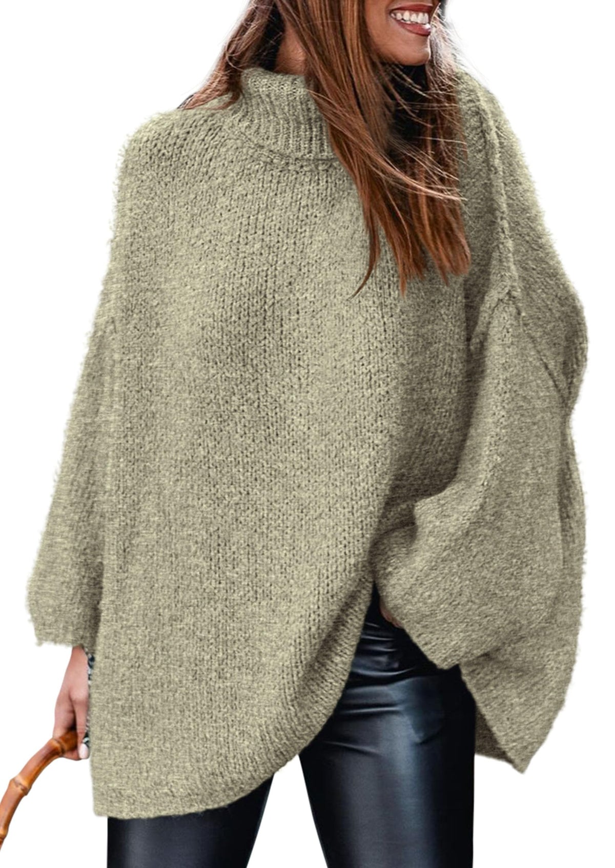 Sisu Couture's Prettygarden Turtleneck Long Sleeve Oversized Sweaters - image 24