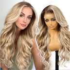 Sisu Couture's Kome Brown Layered Wave 13x4 Synthetic Lace Front Wig - image 12