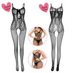 Sisu Couture's Lace Stockings Lingerie Floral Fishnet Bodysuits Lingerie Nightwear For - image 12