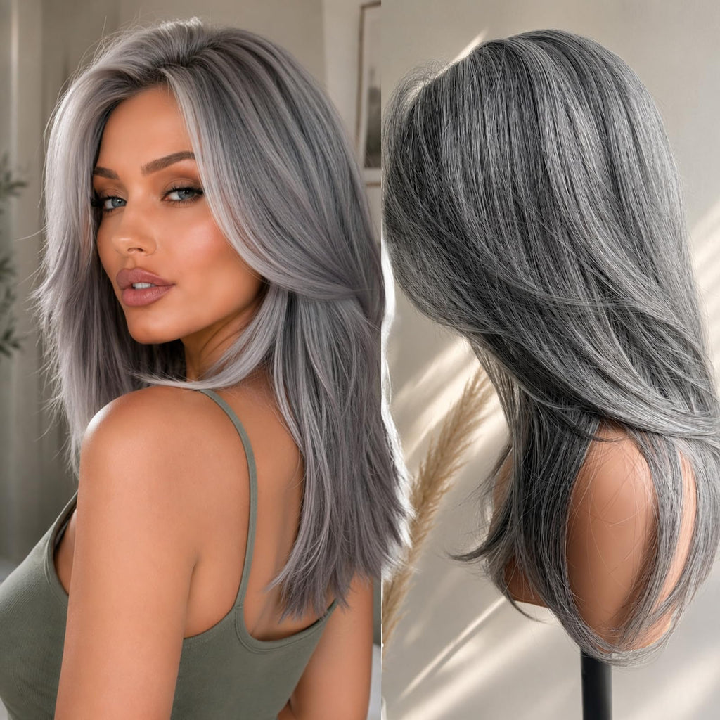 Sisu Couture's Kome Blonde Layered Straight 13x4 Synthetic Lace Front Wig - image 24