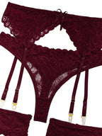 Sisu Couture's Lilosy Sexy Lingerie Outfit Set 3 Piece With Garter - image 19