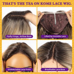 Sisu Couture's Kome Ombre Dirty Blonde Synthetic Lace Front Wig - image 6