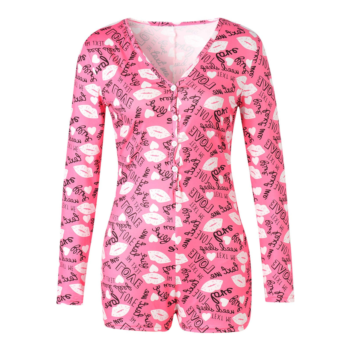 Sisu Couture's Ruewey Sexy Onesie Pajama With Butt Flap Long Sleeve - image 15