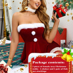 Sisu Couture's Sexy Christmas Lingerie Set Red Santa Babydoll Dress Mrs - image 11