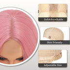 Sisu Couture's Pink Wig Long Pink Wavy Wigs 26 Inch Middle - image 16